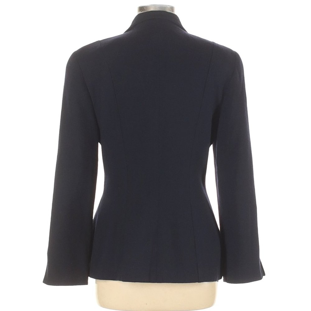 Christian Dior Navy Blue Wool Coat size 8 - Picture 2 of 5